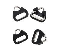 Camera Strap Hook Triangle Split Ring Compatible with Sony Fuji DSLR Mirrorless Camera W/Round Eyelet (2 Pair) stainless