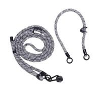 Camera Strap, Storage Compartment Action Camera Anti Lost Lanyard for Photography (Black White)