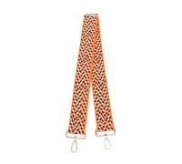 Camera Strap, Vintage Camera Strap Woven Thickened Webbing Polyester Camera Neck Strap Adjustable Camera Shoulder Strap for Digital SLR Camera (Orange White Black)