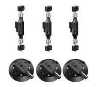 Camera Suction Cup Mount, Suction Cup Mount For Camera Photography Side Car Door POV Shot With 360° Ballhead Double-Ended Magic Arm,parts(Set 4)