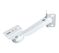 Camera Support Waterproof Wall Corner Bracket Vertical Pole Mounts with Hoops for for CCTV IP Security Cameras Aluminum Alloy Outdoor Installation White(with 10CM Hoop)