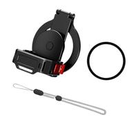 Camera Teleprompter Holder for Pocket 4P / 3 Video Setup, Prompt Mount with Quick Release Latch and Action Slot Script Reader Mount Video Prompt Bracket Creator Camera Foldable Rig