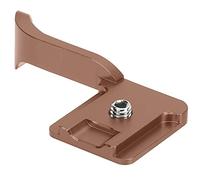 Camera Thumb Grips, CNC Machining Hot Shoe Thumb Grips for Leica X Vario Camera for X100 Camera (Brown)