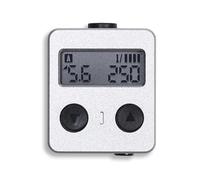 Camera Top Light Meter, High Accuracy Digital Exposure Meter, 30° FOV Camera Top Ambient Light Meter with OLED Screen, for Film Cameras, Photography and Studio Use(Silver)