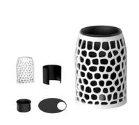 Camera Trim Vase Compatible with Ring Indoor Cam (2nd Generation), Concealed Security Cameras, Home Decoration with Discreet Cable Opening (Plant Not Included)