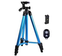 Camera Tripod, 51.1in/130cm Retractable Mobile Phone and Camera Tripod, Travel Tripod Universal Camera Stand for Mobile Phone/Selfie/Live Broadcast, with Remote Control (Color : B)