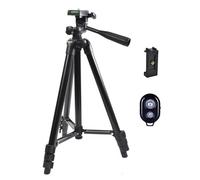 Camera Tripod, 51.1in/130cm Retractable Mobile Phone and Camera Tripod, Travel Tripod Universal Camera Stand for Mobile Phone/Selfie/Live Broadcast, with Remote Control (Color : C)