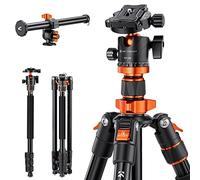 Camera Tripod 79"/200cm, K&F CONCEPT DSLR Tripods Overhead Aluminum Lightweight Tripod Monopod with Extension Arm, Loading Up to 22lbs/10kg, O234A7+BH-28L