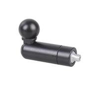 Camera Tripod Accessory 1/4inch to 17mm Ball Head Adapters 90 Degree Tilt 350 Degree Rotation for Various Devices GPSs Ball Mount