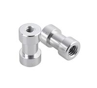 Camera Tripod Adapter Mount Kit 1/4 to 1/4 Screws, 1/4 to 3/8 Converter Thread Screw, Hot Shoe Male or Female Screw Set for Tripod Monopod Flash Plate Mount(2pcs EB Screw)