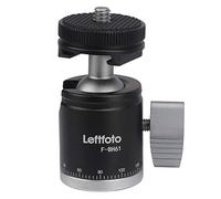 Camera Tripod Mini Ball Head Adapter 360 Degree Rotatable Pan 90°Tilt with Cold Shoe Mount with 1/4" Screw for DSLR Cameras Cell Phone Tripods Monopods Camcorder Light Stand Speedlight Quick Release