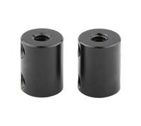 Camera Tripod Risers Double Aluminum Extension Tubes For Studio Photography 15mm Diameter 1/4-20 Threaded Ends 2pcs Aluminum Alloy Tube