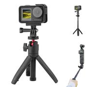 Camera Tripod Stand Holder, Mini Tabletop Tripod Selfie Stick,1/4" Screw | for Insta GO3, Action,Gopro,Pocket,Insta360 ONE X2/3 Extendable Handheld Vlogging Video Filming Table Stand