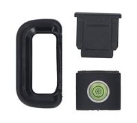 Camera Viewfinder Eyepiece, Professional Camera Eyecup Kit with Hot Shoe Cover and Level, Fatigue Reduction Ergonomic Cup Design, for A6700 Camera
