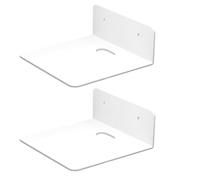 Camera Wall Mount, 2 Adhesive Floating Shelves Small - Home Monitor Holder for Living Room Kitchen Bedroom | Children's Room, Living Room, Kitchen, Living Room