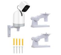 Camera Wall Mount Bracket Compatible With Eufycam 2C/2C Pro, Arlo Pro, Blink Mini Pan Tilt Security Camera, 2 Pack Adjustable Wall Mounting Bracket Holder for any 1/4" Screw Cameras