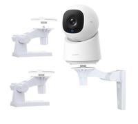 Camera Wall Mount Compatible with Eufy Indoor Cam E30/Eufy C220/C210, Baby Monitor Mount, 180°Adjustable Camera Corner Mount, Drill Installation, 2 Pack