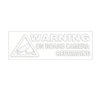 Camera Warning Decal - Vehicle Safety Label, Security Caution Sticker | Self Adhesive Notice Sign, Reflective Camera Warning Label for Motorcycle SUV RV Minivan Trucks for Outdoor Vehicle Protection