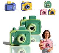 Camera Water Squirt Gun, Prank Camera Water Gun, Pull the Trigger and Shoot Backwards, Press the Button and Shoot Forwards, Suitable for Office or Party Prank Games (E 2PCS)