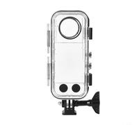 Camera Waterproof Housing Shell Diving Case Compatible for Insta360 X4, Premium Tempered Glass Protective Shell, 40M Depth Waterproof Protection Fit for Underwater Photography