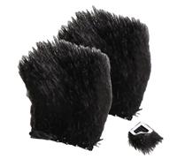 Camera Wind Muffler - Wind Noise Cover, Outdoor Audio Shield | Sound Recording Enhancement Accessory Kit, Compact Microphone Windshield Muff with Soft furs surfaces for Vlog Camera Protection