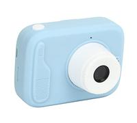 Camera with 20MP Dual Front Rear Cameras - Mini Portable Toddler Digital Video Camera with Flash Light - AI Intelligent Facial Recognition and 1080P HD Video Recording. (Blue)