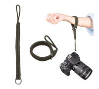 Camera Wrist Strap, 35cm Adjustable DSLR Strap Secure Hold Universal Compatibility with Storage Case Design Camera Hand Hand for Photographers (Green)