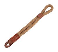 Camera Wrist Strap, Handmade Cotton Camera Hand Strap Breathable Anti lost Quick Release Lanyard for Digital Cameras (Brown)