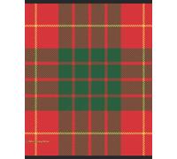 Cameron Clan Tartan Composition Notebook • Journal • Guest Book • Diary • 70 sheets • 140 numbered pages • College Rule • 8 x 10 inches