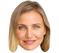 Cameron Diaz (Long Hair) Celebrity Mask, Flat Card Face, Fancy Dress Mask