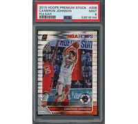 Cameron Johnson 2019 Panini Hoops Premium Stock Pulsar Rookie Card #208 PSA 9