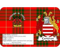 Cameron Scottish Clan Scotland Rectangle Fridge Magnet Fantastic Souvenir