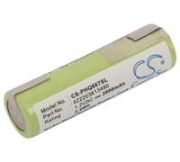 Cameron Sino 2000 mAh/2,4 wh Battery compatible with PHILIPS Norelco T760