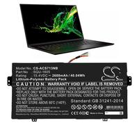 Cameron Sino BATTERIE 2600mAh SQU-1605 For Acer Spin 7 SP714-51 SF713-51