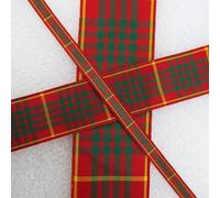 Cameron Tartan Ribbon Scotland Christmas 5 Width Buy 1 2 Or 4 Metres 11 216D, 7mm, 1 Metre