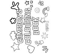 Cameron's Colouring Book: Personalised with Your Name on Every Page