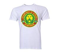Cameroon Junior African Nations Winners T-Shirt in White | Size: 3-4 Years Cameroon White 3-4 Years