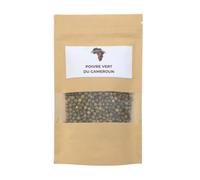 Cameroonian Green Pepper - Whole Dried Natural Berries - Fresh and Pungent Flavour - Aromatic African Spice for Refined Cooking - 25g