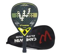 CAMEWIN Elite Tour Padel Racket - PRO 18K Carbon Fibre Racket With Case - Yellow/Black