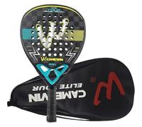 CAMEWIN Padel Racket 18K Carbon Fiber- Professional Paddle Tennis Racquet with EVA Foam Core -Max Power + Control - Pro Padel Racquet-Light & Durable - Paddle Tennis Racket + Free Cover Included