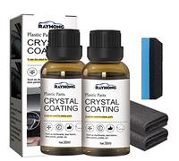 Camic Crystal Coating for Car, Plastic Parts Refurbish Agent (2 Pcs)