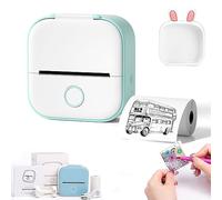 Camic Doodle Dash Printer, Print Pod, Notebuddy Mini Portable Printer, Note Buddy Mini Printer, Inkless Sticker Printer, Mini Pocket Printer for DIY Scrapbook (A)