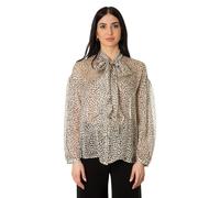 Camicia a pois in seta - female - Max Mara Studio - Blouses - Multicolor - M - Blouses & Shirts M