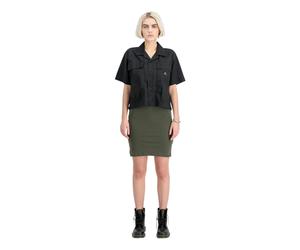 Camicia Cargo, female, Alpha Industries, Shirts, Black, XS, Blouses & Shirts XS