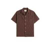 Camicia Ike - male - Portuguese Flannel - Short Sleeve Shirts - Brown - L - Shirts L