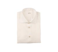Camicia in lino - male - Kiton - Formal Shirts - White - XL - Shirts XL