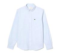 Camicia in popeline - male - Lacoste - Casual Shirts - Blue - L - Shirts L