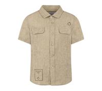 Camicia Manica Corta - male - Trussardi - Kids Shirts - Beige - 10 Y - Kids 10 Y