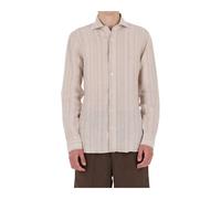 Camicia tramata in lino Dandylilfe - male - Barba - Casual Shirts - Beige - 2XL - Shirts 2XL