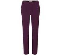 Camii Mia Women's Winter Warm Outdoor Slim Windproof Waterproof Ski Snow Fleece Hiking Pants - purple - 34W x 30L